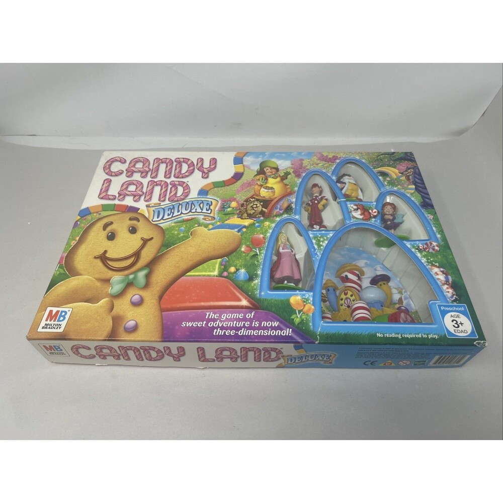 Milton Bradley Candy Land Deluxe 3D Board Game 2005 Hasbro 42743 COMPLETE